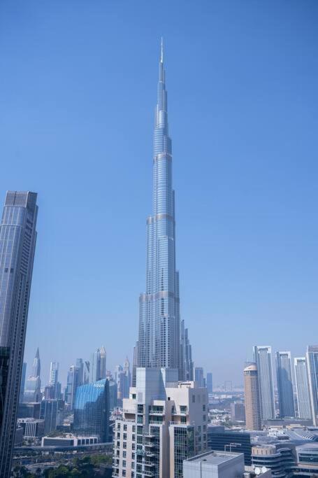 Apartmán Luxury Burj Khalifa View - Mins Walking Dubai Mall Exteriér fotografie